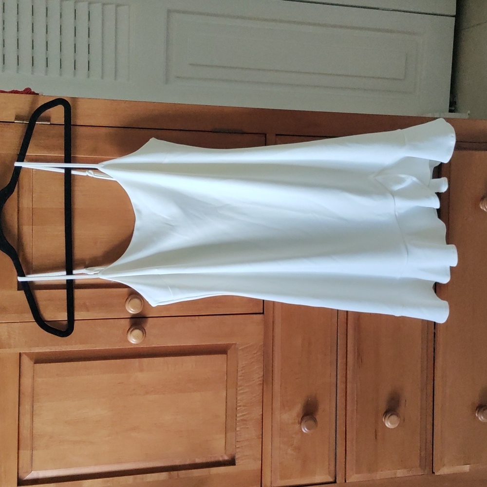 Ruffle hem dress